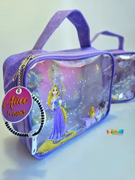 20 Maletas Aquário Luxo - Enrolados Rapunzel