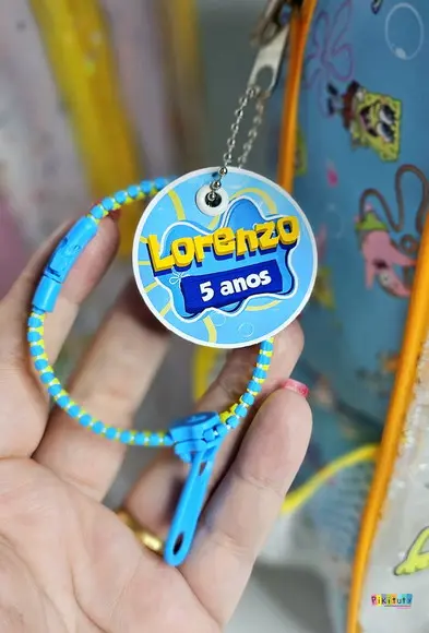 20 Mochilas Aquário Grande Luxo - Bob Esponja