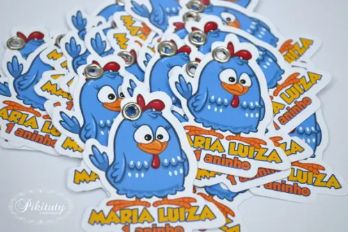 20 Tags com Recorte Especial e Ilhós