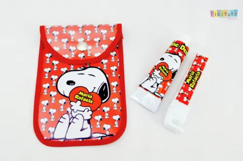 20 Unidades - Kit Dental c/ Porta Escova Snoopy