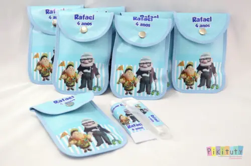 20 Unidades -kit Dental c/ Porta Escova - Up Altas Aventuras