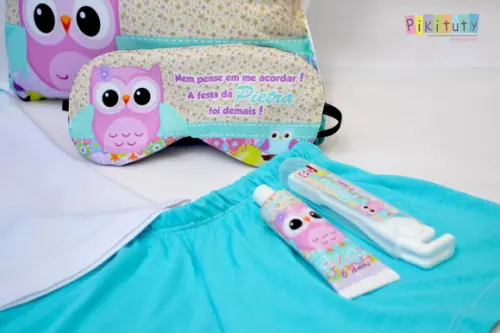 5 Kits Festa do Pijama + Pijama Baby Doll