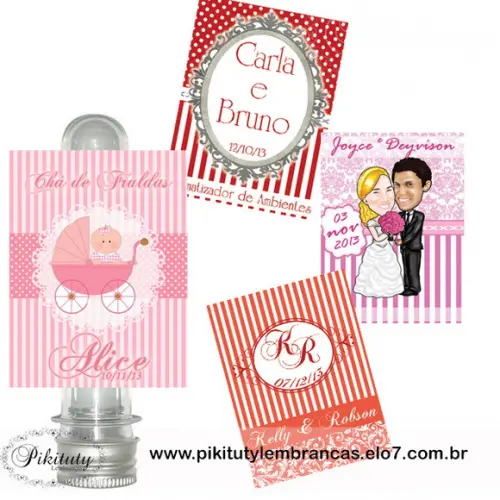 Adesivos para Tubetes 13 ou 15 cm
