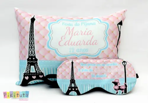 Almofada + Máscara de dormir Paris