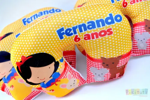 Almofada de Pescoço Branca de Neve