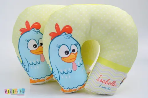 Almofada de Pescoço Galinha Pintadinha
