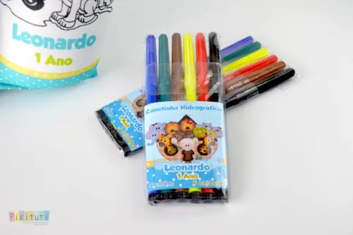 Almofada de pescoço p/ colorir - Arca de Noé