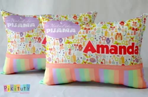 Almofada Festa do Pijama de Natal