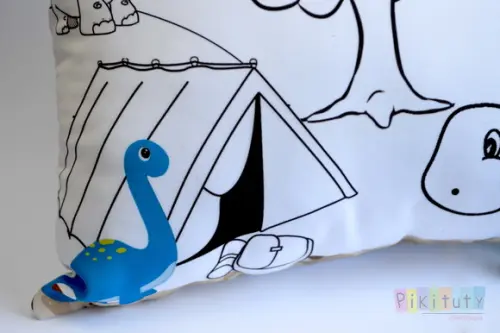 Almofada p/ Colorir Dinossauros