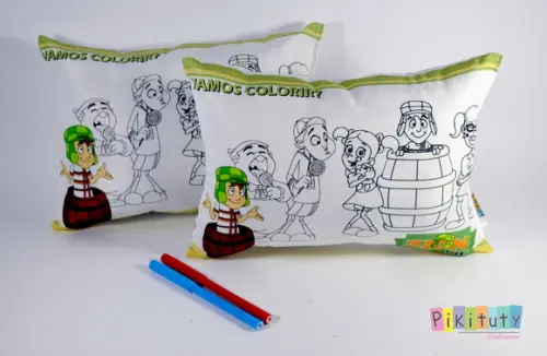Almofada p/ Colorir Chaves