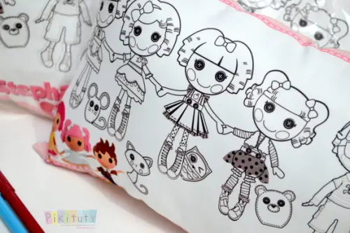 Almofada p/ Colorir Lalaloopsy