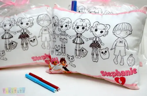 Almofada p/ Colorir Lalaloopsy