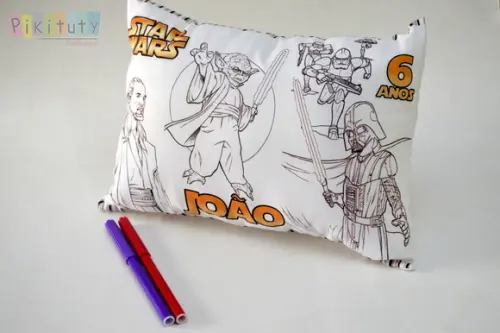 Almofada p/ Colorir Star Wars