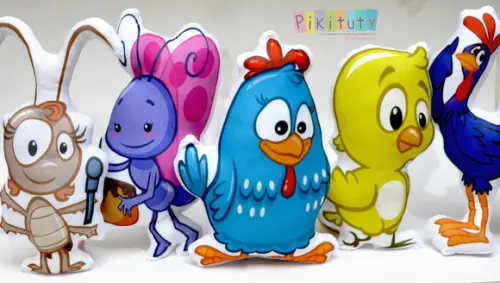 Almofada Personagem - Galinha Pintadinha