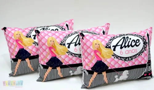 Almofada Personalizada Barbie Paris