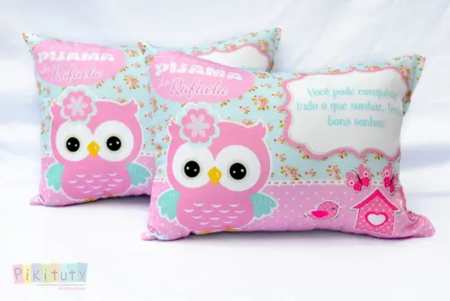 Almofada personalizada Corujinha