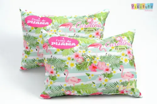 Almofada personalizada Flamingo