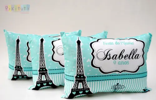 Almofada personalizada Paris Tiffany