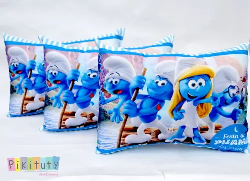 Almofada Personalizada Smurfs