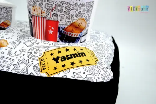 Almofada Porta Pipoca - Cinema