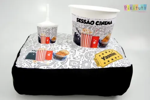 Almofada Porta Pipoca - Cinema