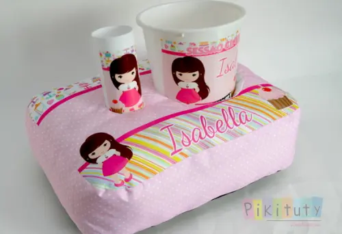 Almofada Porta Pipoca - Cupcake