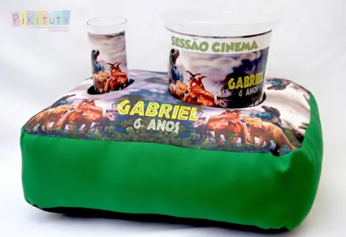 Almofada Porta Pipoca - Dinossauros
