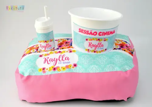 Almofada Porta Pipoca - Debutante