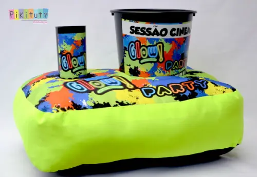 Almofada Porta Pipoca - Glow Party