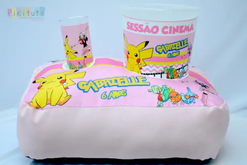 Almofada Porta Pipoca - Pokemon