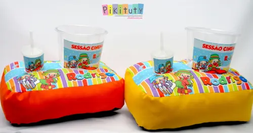 Almofada Porta Pipoca - Patati Patata