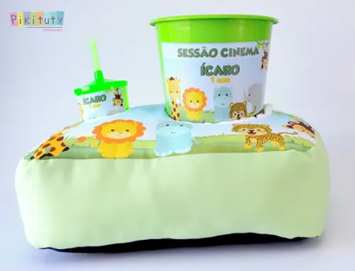 Almofada Porta Pipoca - Safari