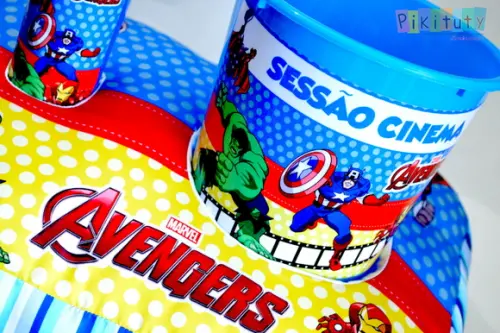 Almofada Porta Pipoca - Vingadores