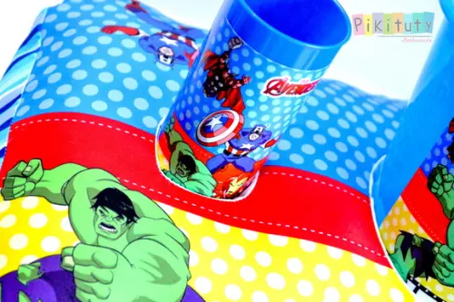 Almofada Porta Pipoca - Vingadores
