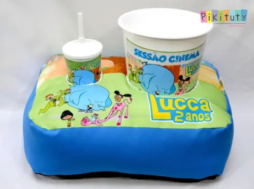 Almofada Porta Pipoca -Meu Amigãozão