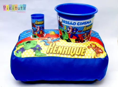 Almofada Porta Pipoca - Vingadores