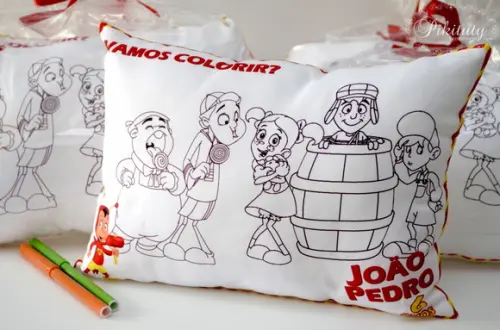 Almofadas para Colorir