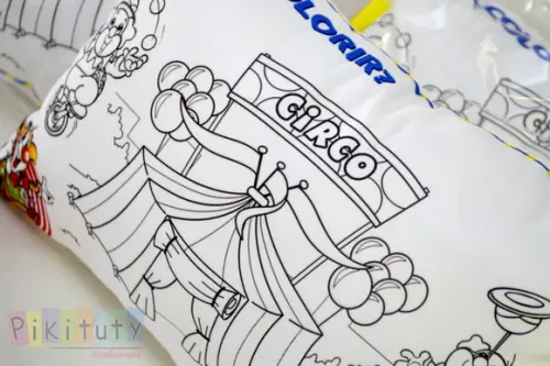 Almofadas para Colorir Circo