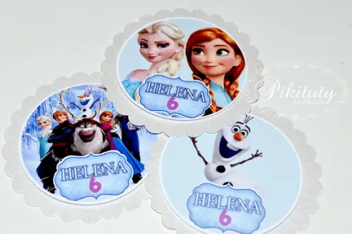 Aplique 3D Frozen
