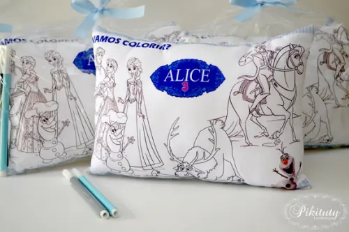 Almofadas para Colorir Frozen