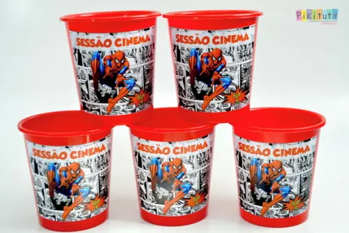 Balde de Pipoca 1 litro - Homem Aranha