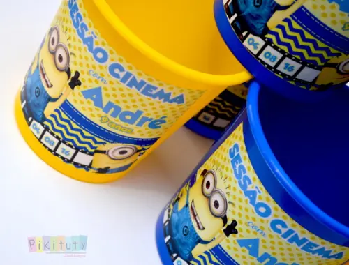 Balde de Pipoca 1 litro - Minions