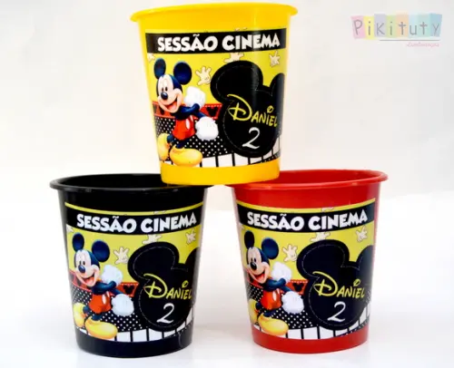 Balde de Pipoca 1 litro - Mickey