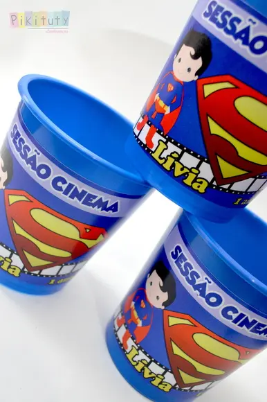 Balde de Pipoca 1 litro - SuperMan