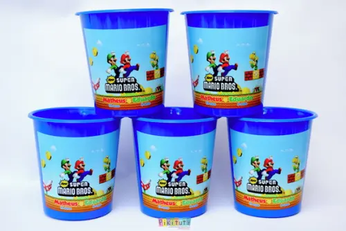 Balde de Pipoca 1 litro - Super Mario