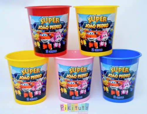 Balde de Pipoca 1 litro - Super Wings
