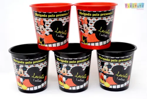 Balde de Pipoca 1 litro Mickey e Minnie