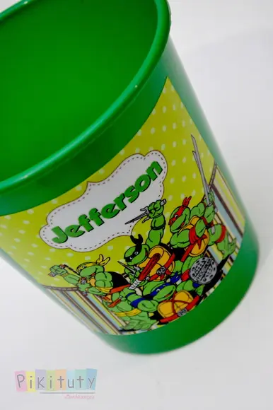 Balde de Pipoca 1 litro Tartarugas Ninja