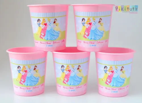 Balde de Pipoca Princesas Disney