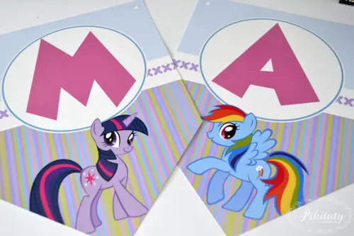 Bandeirolas Grandes - My Little Pony